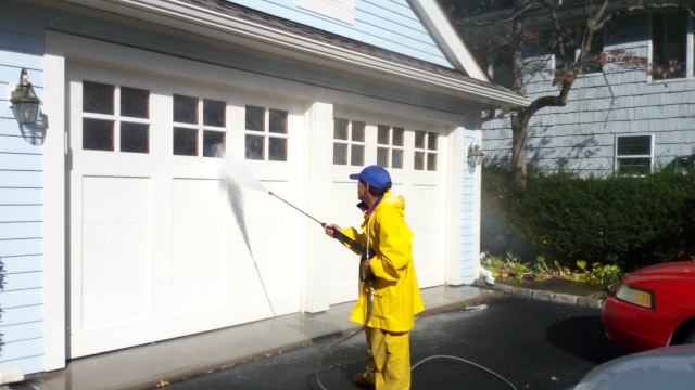 pressure washing